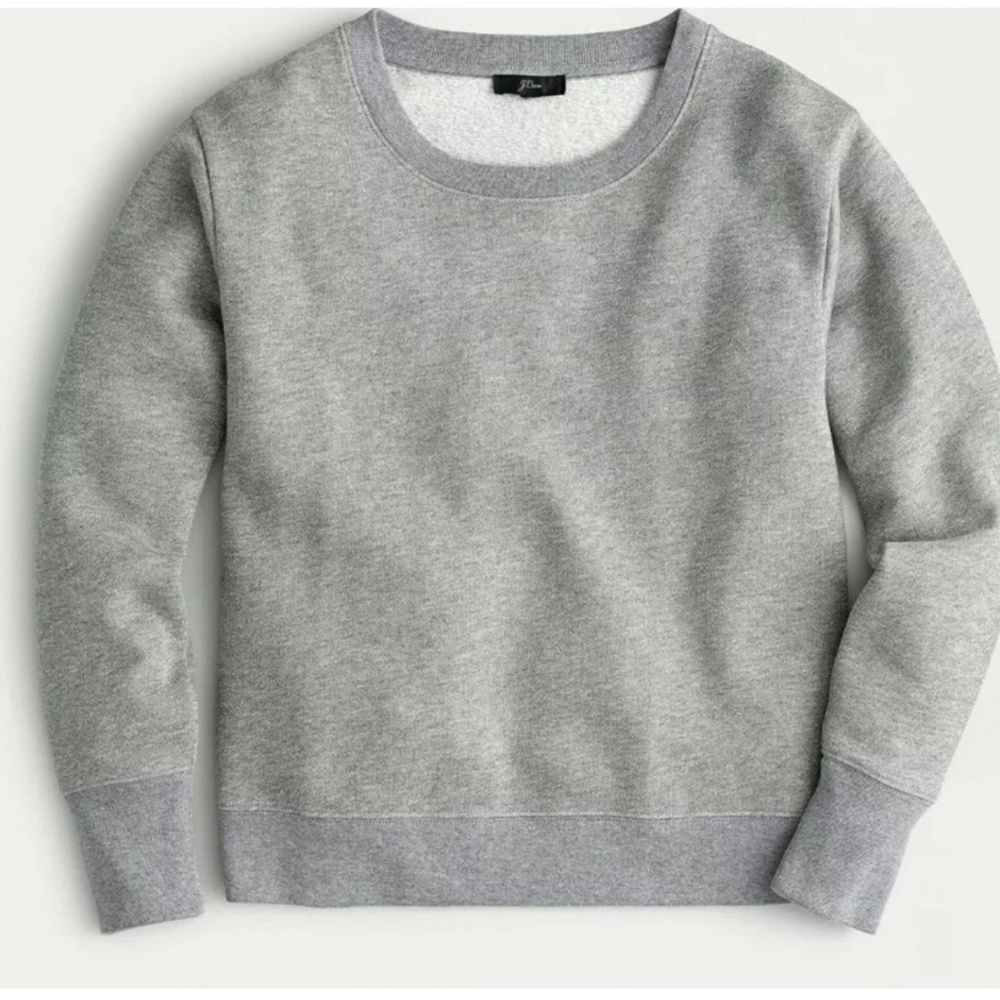 Jcrew Metallic pullover sweatshirt Gray Size XL